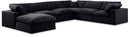 Comfy - 7 Piece Velvet Modular Sectional With Chaise