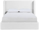 Kendall - Linen Textured Fabric Upholstered Bed