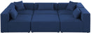 Cube - Linen 6 Piece Modular Sectional