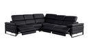 1246 - 5-Piece L-Shaped Modular Power Reclining Sectional With Power Headrests