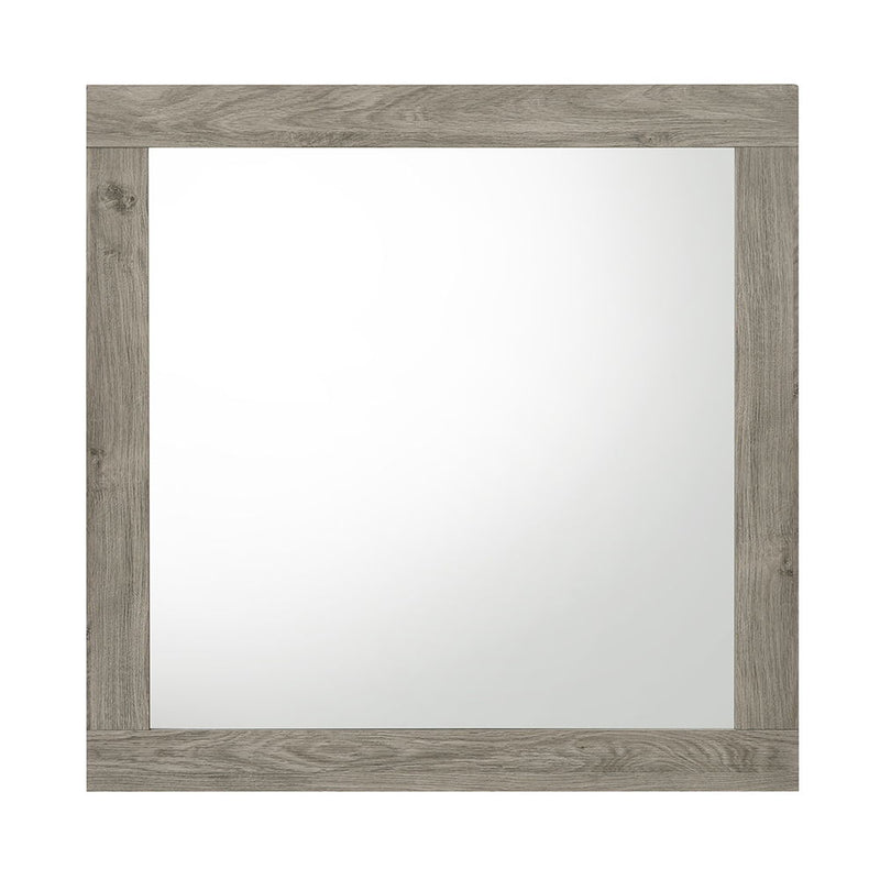 Mari - Mirror - Light Gray Finish
