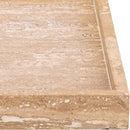 Barletta - Travertine Square Tray - Natural