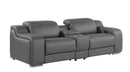 1116 - 3-Piece Modular Power Reclining Console Loveseat In With 2 Power Recliners & Power Headrests