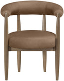 Sable - Vegan Leather Upholstered Dining Chair (Set of 2) - Brown Base