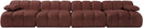 Orin - Velvet 4 Piece Modular Sofa