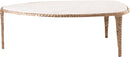 Gild - Aluminum Base And Genuine Marble Top Table