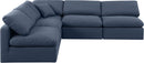 Indulge - Linen 5 Piece Modular Corner Armless Sectional