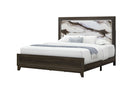 Harmony - Twin Bed With LED - Dark Brown