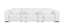 1224 - 5-Piece Modular Power Reclining Sofa In With 3 Power Recliners & Power Headrests