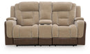 Mixed Motion - Power Reclining Loveseat With Console / Adjustable Headrest