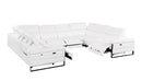 1246 - 8-Piece U-Shaped Modular Power Reclining Sectional With 4 Power Recliners And Power Headrests