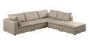 1100 - 5-Piece 4-Seat Sectional (Top-Grain Italian Leather)