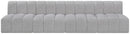 Arc - Boucle Fabric 4 Seats Modular Sofa