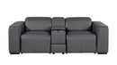 1224 - 3-Piece Modular Power Reclining Loveseat In With 2 Power Recliners & Power Headrests
