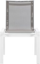 Nizuc - Outdoor Patio Dining Chair With White Frame (Set of 2)