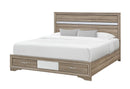 Seville - Queen Bed - Brown / Natural