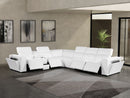 1224 - 7-Piece L-Shaped Sectional Sofa In With 4 Power Recliners & Power Headrests