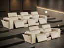 1224 - 8-Piece Modular Power Reclining Sofa & Loveseat Set In With 5 Power Recliners & Power Headrests