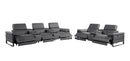 1246 - Modular Power Reclining Dual Console Sofa And Console Loveseat Set With Power Headrests