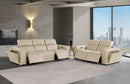 1224 - 5-Piece Modular Power Reclining Sofa And Loveseat Set In With 4 Power Recliners & Power Headrests