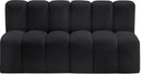 Arc - Faux Leather 2 Seats Modular Sofa