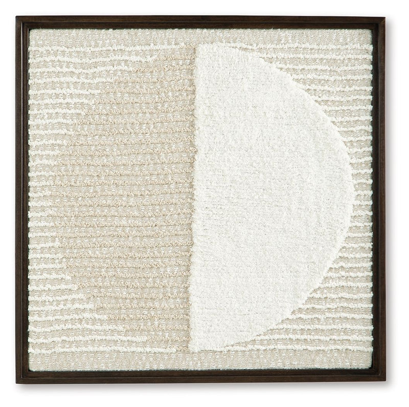 Bachard - Wall Decor - Tan / White