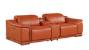 9762 - 3-Piece Modular Power Reclining Console Loveseat With 2 Power Recliners In