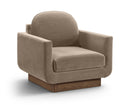 Diviento - Velvet Performance Fabric Upholstered Accent Chair