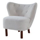 Zusud - Accent Chair - White Teddy Sherpa