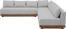 Solace - Olefin Performance Fabric 4 Piece Outdoor Patio Modular Sectional