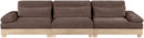 Turin - Chenille Fabric Upholstered Modular Sectional - Brown