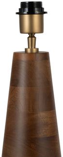 Juniper - Mango Wood Base And Linen Textured Fabric Shade Table Lamp