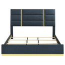 Ines - Fabric Upholstered Panel Bed