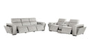 1224 - 6-Piece Modular Power Reclining Sofa And Console Loveseat Set In With 5 Power Recliners & Power Headrests