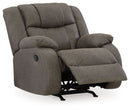 First Base - Rocker Recliner - Gunmetal