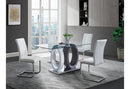 D1628 - 7 Piece Dining Room Set (Dining Table And 6 Dining Chairs) - White
