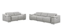 9762 - 5-Piece Modular Power Reclining Sofa And Loveseat Set With 5 Power Recliners In