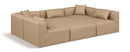 Cube - 6 Piece Modular Sectional - Tan