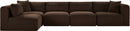 Shaggy - 5 Piece Modular Sectional