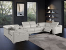 1116 - 8-Piece U-Shaped Sectional Sofa In With 2 Power Recliners & Power Headrests
