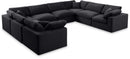 Comfy - 8 Piece Velvet Modular Sectional