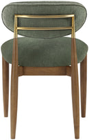 Riccio - Fabric Dining Side Chair (Set of 2) - Walnut Frame