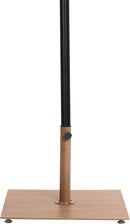 Fiji - Aluminum Patio Umbrella With Square Teak And Black Base