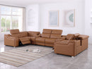 1116 - 8-Piece U-Shaped Sectional Sofa In With 2 Power Recliners & Power Headrests