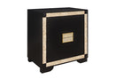 Blake - Nightstand - Black / Gold