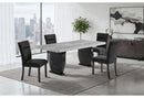 D2502 - 7 Piece Dining Room Set (Table And 6 Chairs) - Black
