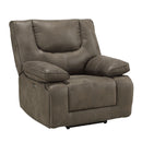 Harumi - Power Motion Recliner With USB - Gray Fabric