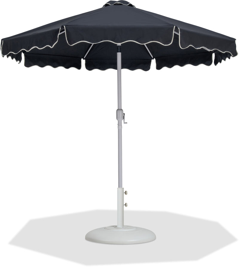 Amalfi - Patio Umbrella - White Base / White Pole