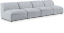 Miramar - 4 Seat Armless Modular Sofa