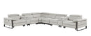 1246 - 8-Piece L-Shaped Modular Power Reclining Sectional With 4 Power Recliners And Power Headrests